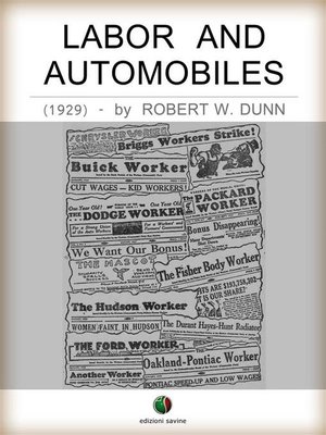 cover image of Labor and Automobiles